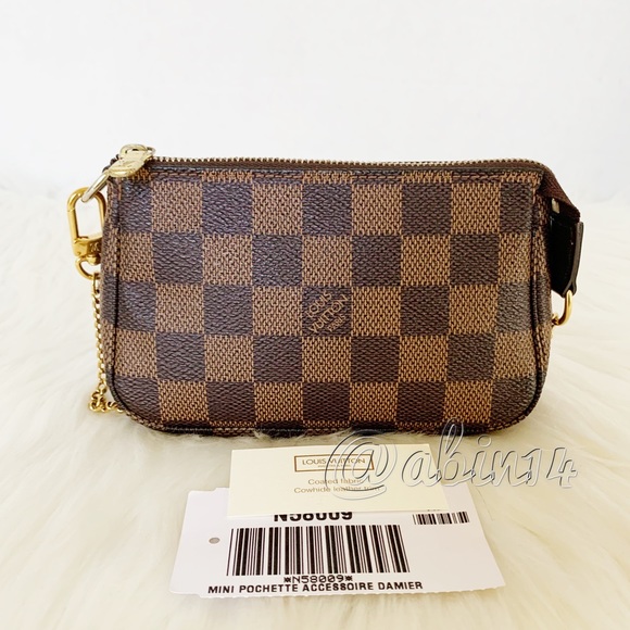 Louis Vuitton Mini Pochette Accessoires Damier Ebene - Picture 13 of 13